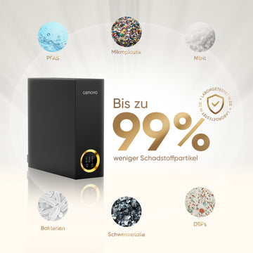 Osmoseanlage zeigt Reduktion von Schadstoffen